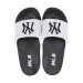 MLB韩国正品字母縦縞フの男女カプが夏の新作スリパンクの白地に2800 mm