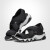 Skechers Skechers女性靴の厚い底にパンダのサンダーのマットを贴って砂浜の靴の88888341/BLK 36を贴ります。