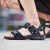【夏服】adidasadidas男性靴2020新型通気性耐摩耗性ファッショラッシュEF 0016 EF 0016号黒+明るい白42