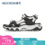 Skechers Skechers公式婦人靴新型D'liesフフフファン快适通气性軽いレトビ-チサン32999黒/白/BKW 37