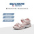 Skechers Skechers公式婦人靴新型D'liesフフフファン快适通气性軽いレトビ-チサン32999黒/白/BKW 37