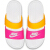 NIKE女子二本のスウィッチパブBENASSI DUO SLIDEビィーゼルブーツカージュ819717-102白い38サイズ