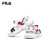 FILA婦人靴FILA公式スポツーダンダ女性マジュケースフレットベースカージュ2020夏新作カージュアルブーツグールプロ白/フューエルアレッド-WR 36.5
