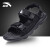アン踏男靴セインダル男性2020新型サマーコース屋外旅行靴ビビビビィーチビアイス公式フラッグシップ黒41
