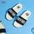 LI-NINGスイッパ女性靴2020新品バークBD 5 Slide女子バレーフィールドスプリッパー公式フルラッグABTQ 002標準黒/標準白-2 37.5