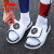 LI-NINGスッキリ男性靴春夏の一字、新型のウェイトの道を引いて軽く滑り止めます。アウドアシュズ男性標準白/微結晶灰39.5